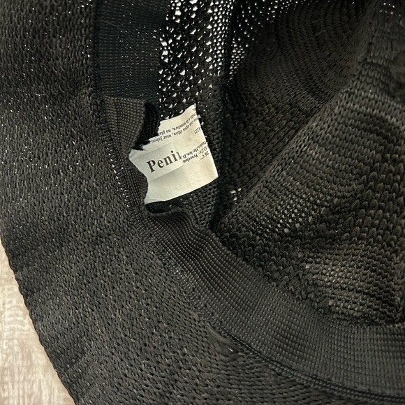 Summer Bucket Hat Women’s Beach Hat By Peninsolar Black One Size EUC - Picture 4 of 4